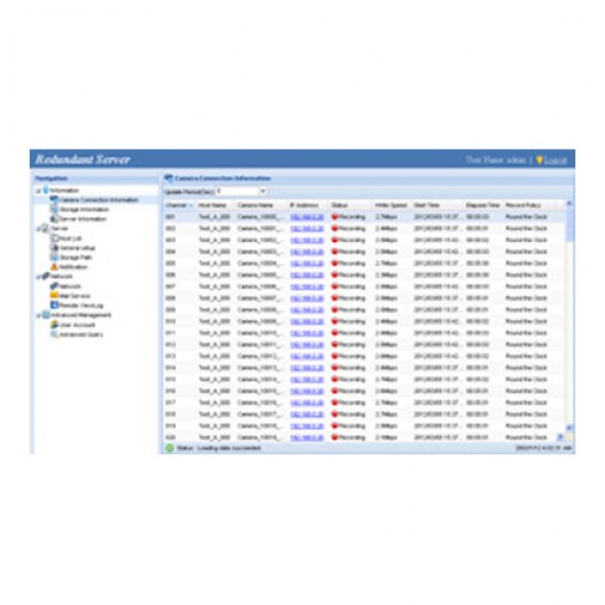 55-RDDE0-128 Geovision Redundant Server Devices 128 Channel Software