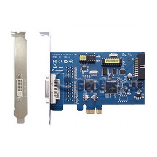 GV-600B-4-X Geovision 4 Channel 30FPS PCI-Express B DVR Card DVI-Type - 55-G60EX-040 GV-600B-4-X Geovision 4 Channel 30FPS PCI-Express B DVR Card DVI-Type - 55-G60EX-040