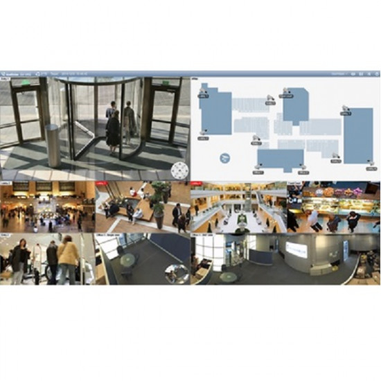 GV-VMSPRO001-VR Geovision GV-VMS Pro for 64CHs Platform w/ 3rd Party IP Cameras 1 Channel - Virtual License